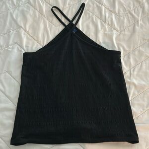 Black Halter-neck Tank